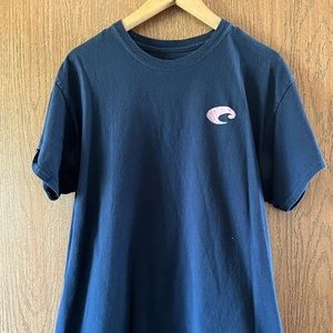 Navy blue costa graphic tee